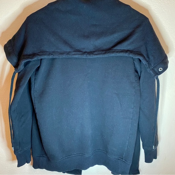 ATHLETA black Long Sleeve WRAPPER'S DELIGHT WRAP JACKET Cardigan xxs - Picture 9 of 10